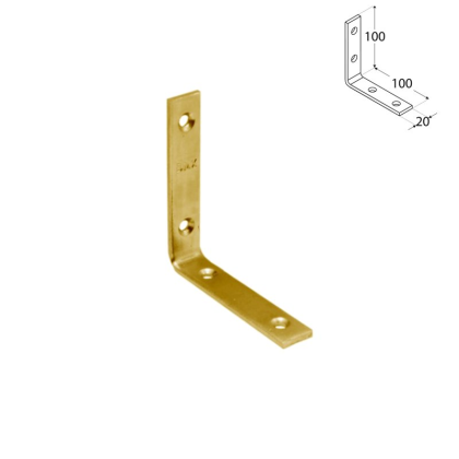 DOMAX Úhleník úzký 100x100x20 KW5 4005