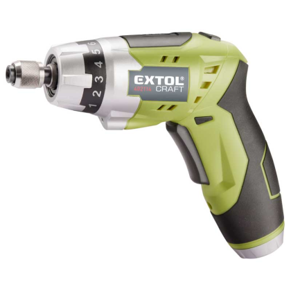 EXTOL Craft Aku šroubovák 3,6V Li-ion, 1,3Ah, se svítilnou, 402114