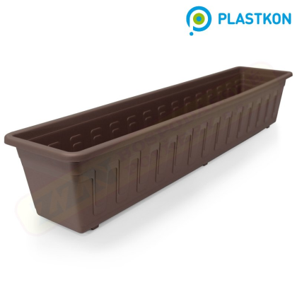 PLASTKON Truhlík GARDEN 80 cm hnědý, 41105611