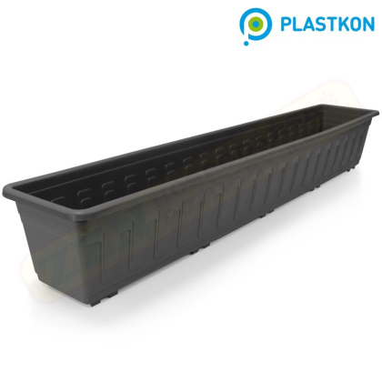 PLASTKON Truhlík GARDEN 100 cm antracitový, 41105627