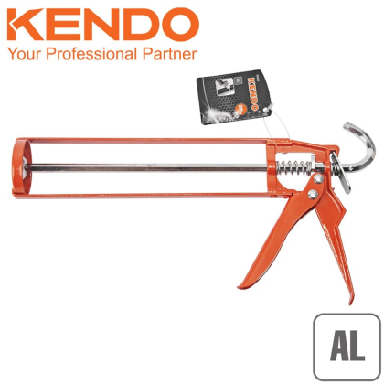 KENDO Pistole vytlačovací rámová 225mm, Al, 45402