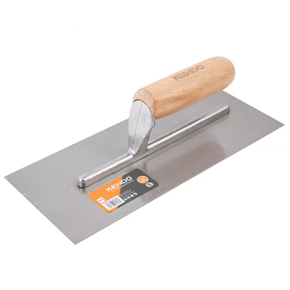 KENDO Hladítko nerezové 280x120mm s dřevěnnou rukojetí 45328