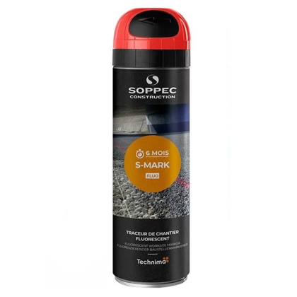 SOPPEC Značkovací sprej S-MARK fluorescenční červený, 6 měsíců, 141913