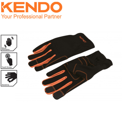 KENDO Rukavice pracovní Mechanic kožené