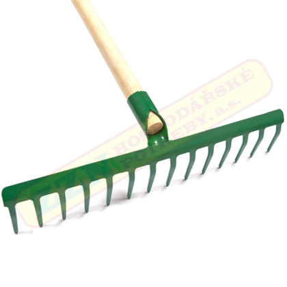 ZZN Hrábě železné s násadou 14 zubů