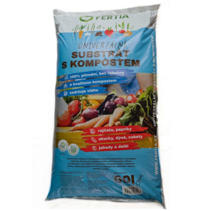 FERTIA Substrát univerzální s kompostem 60 l