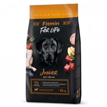 FITMIN For Life Junior Large Breed granule pro mladé psy 12 kg