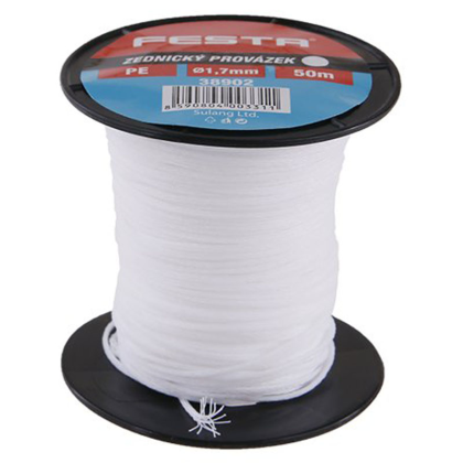 FESTA Šňůra zednická 1,7mm x 50m, bílá - 38902