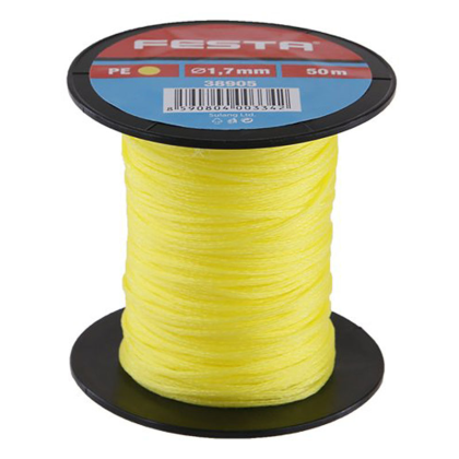 FESTA Šňůra zednická 1,7mm x 50m, žlutá - 38905