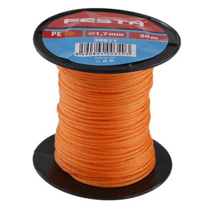 FESTA Šňůra zednická 1,7mm x 50m, oranžová - 38911
