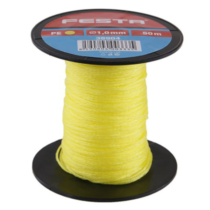 FESTA Šňůra zednická 1mm x 50m, žlutá - 38904