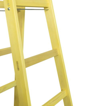 LEVIOR Štafle malířské dřevěné EXPERT, 4 příčky, L=136,5 cm, 48434