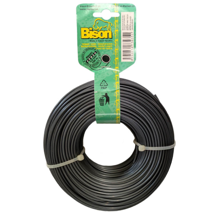 BISON Struna sekací (kruhová) ARMED PROFI 3mm x 100m, šedá - 351