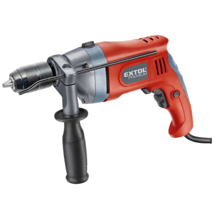EXTOL Premium vrtačka s příklepem, Click-lock, 850W, 8890032