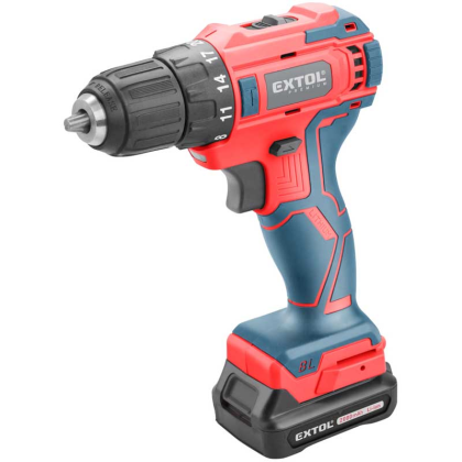 EXTOL Premium Aku vrtací šroubovák, BRUSHLESS, 12V Li-ion, 2Ah, 8891152