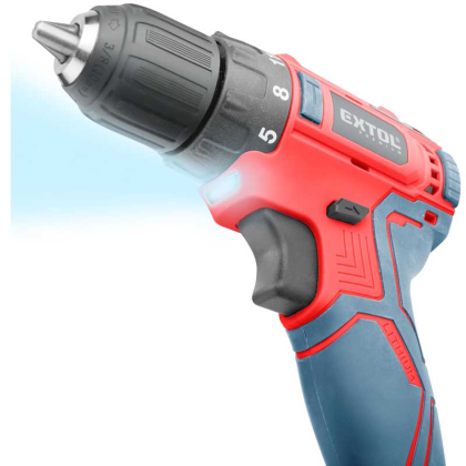 EXTOL Premium Aku vrtací šroubovák, BRUSHLESS, 12V Li-ion, 2Ah, 8891152