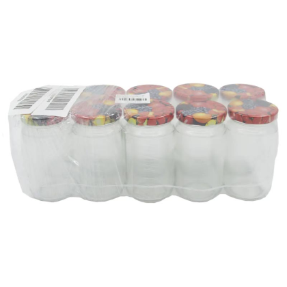 Zavařovací sklenice 212 ml OVOCE TWIST53 + víčka ovoce – 743009, 10ks