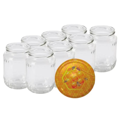 Zavařovací sklenice 720 ml MED TWIST82 + víčka med – 743065, 8ks