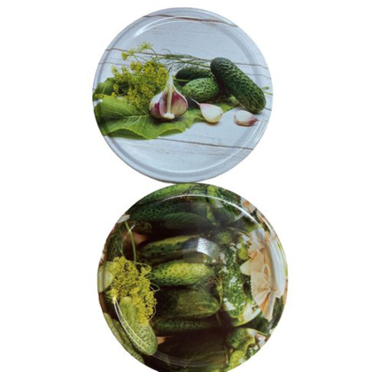 Víčko na zavařovací sklenici "OKURKY" TWIST82 (10ks) - 85876330